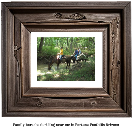 family horseback riding near me in Fortuna Foothills, Arizona